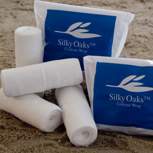 Silky Oaks clay and bandages